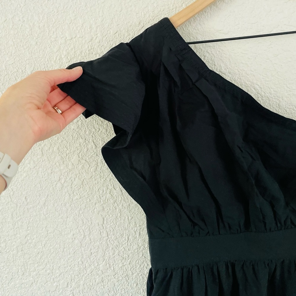 Madewell Ruffle One-Shoulder Midi Dress - Picture 15 of 16